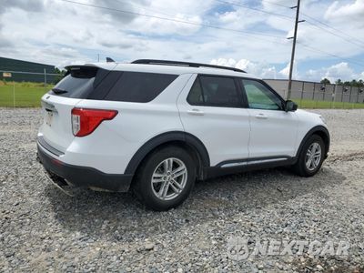 Trzecie zdjęcie samochodu z tyłu: 2021 FORD EXPLORER XLT VIN:1FMSK7DH5MGB86428 - miniatura