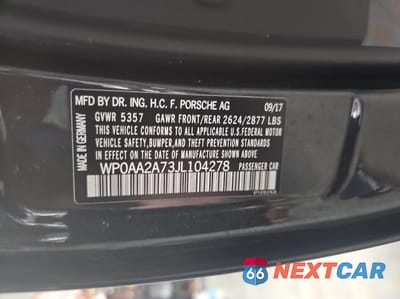 Zdjęcie 10 z 11 samochodu: 2018 PORSCHE PANAMERA 4 VIN:WPA0AA2A73JL10427 - miniatura