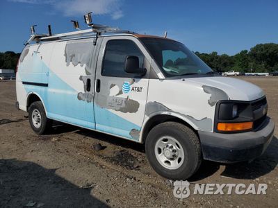 Czwarte zdjęcie samochodu z boku: 2010 CHEVROLET EXPRESS G2500 VIN:1GCZGFBA3A1162969 - miniatura