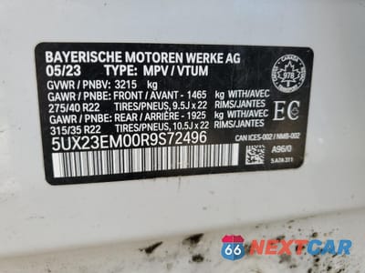 Zdjęcie 14 z 15 samochodu: 2024 BMW X7 XDRIVE40I VIN:5UX23EM00R9S72496 - miniatura