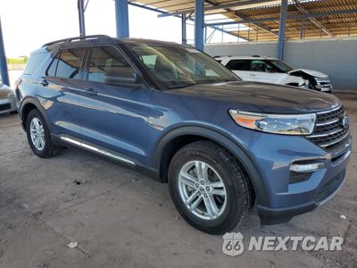Czwarte zdjęcie samochodu z boku: 2021 FORD EXPLORER XLT VIN:1FMSK7DH6MGB44933 - miniatura