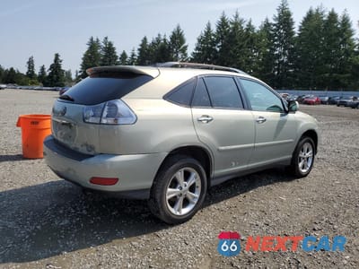 Trzecie zdjęcie samochodu z tyłu: 2008 LEXUS RX 400H VIN:JTJHW31U282046463 - miniatura