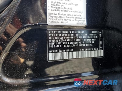 Zdjęcie 13 z 13 samochodu: 2013 VOLKSWAGEN GTI VIN:WVWHD7AJ2DW135815 - miniatura