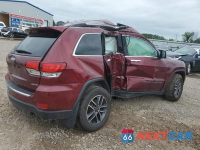 Trzecie zdjęcie samochodu z tyłu: 2020 JEEP GRAND CHEROKEE LIMITED VIN:1C4RJFBG7LC400089 - miniatura