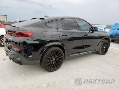 Trzecie zdjęcie samochodu z tyłu: 2024 BMW X6 M60I VIN:5UX43EX01R9V21554 - miniatura