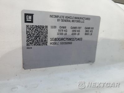 Zdjęcie 13 z 13 samochodu: 2021 CHEVROLET EXPRESS G3500 VIN:1GB3GRC75M1171403 - miniatura