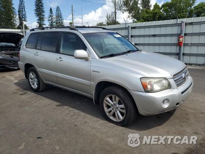 Czwarte zdjęcie samochodu z boku: 2006 TOYOTA HIGHLANDER HYBRID VIN:JTEEW21A460014835 - miniatura