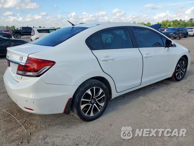 Trzecie zdjęcie samochodu z tyłu: 2013 HONDA CIVIC EX VIN:19XFB2F87DE091150 - miniatura