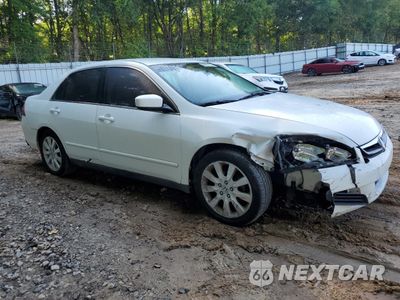 Czwarte zdjęcie samochodu z boku: 2007 HONDA ACCORD SE VIN:1HGCM66447A101627 - miniatura