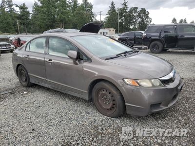 Czwarte zdjęcie samochodu z boku: 2010 HONDA CIVIC LX VIN:19XFA1F55AE025260 - miniatura