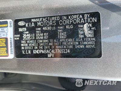 Zdjęcie 13 z 13 samochodu: 2020 KIA SPORTAGE LX VIN:KNDPM3AC4L7765124 - miniatura