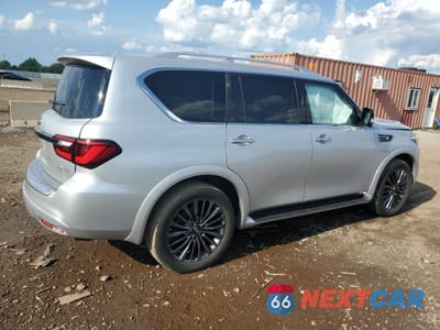 Trzecie zdjęcie samochodu z tyłu: 2022 INFINITI QX80 LUXE VIN:JN8AZ2AC2N9485344 - miniatura