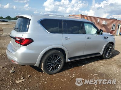 Trzecie zdjęcie samochodu z tyłu: 2022 INFINITI QX80 LUXE VIN:JN8AZ2AC2N9485344 - miniatura