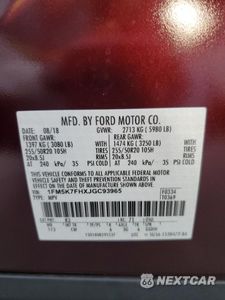 Zdjęcie 13 z 16 samochodu: 2018 FORD EXPLORER LIMITED VIN:1FM5K7FHXJGC93965 - miniatura