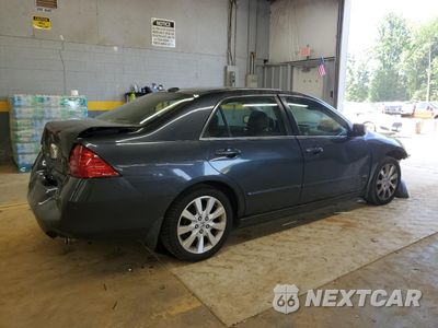 Trzecie zdjęcie samochodu z tyłu: 2007 HONDA ACCORD EX VIN:1HGCM66897A035479 - miniatura