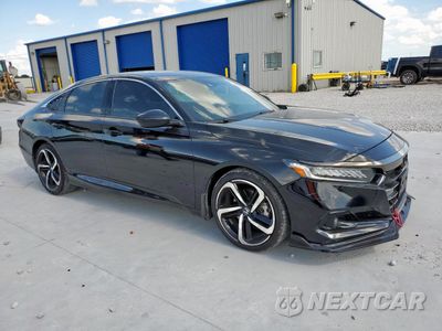 Czwarte zdjęcie samochodu z boku: 2021 HONDA ACCORD SPORT VIN:1HGCV2F37MA023398 - miniatura