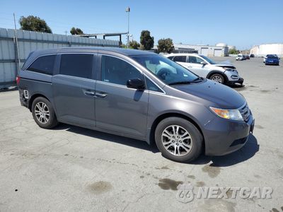Czwarte zdjęcie samochodu z boku: 2012 HONDA ODYSSEY EXL VIN:5FNRL5H63CB141395 - miniatura