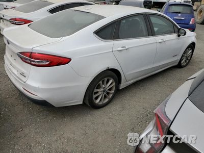 Trzecie zdjęcie samochodu z tyłu: 2019 FORD FUSION SE VIN:3FA6P0LU1KR124873 - miniatura