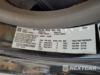 Zdjęcie 13 z 15 samochodu: 2006 CHEVROLET COLORADO VIN:1GCCS148568125809 - miniatura