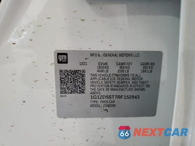 Zdjęcie 13 z 13 samochodu: 2024 CHEVROLET MALIBU LT VIN:1G1ZD5ST7RF152943 - miniatura