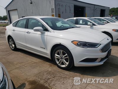 Czwarte zdjęcie samochodu z boku: 2018 FORD FUSION SE HYBRID VIN:3FA6P0LUXJR118746 - miniatura