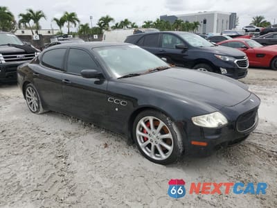 Czwarte zdjęcie samochodu z boku: 2008 MASERATI QUATTROPORTE M139 VIN:ZAMFE39A780038759 - miniatura