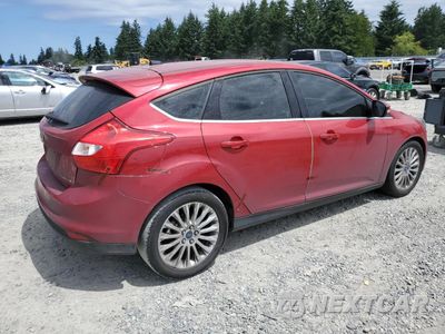 Trzecie zdjęcie samochodu z tyłu: 2012 FORD FOCUS TITANIUM VIN:1FAHP3N2XCL321787 - miniatura