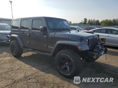 Czwarte zdjęcie samochodu z boku: 2014 JEEP WRANGLER UNLIMITED SAHARA VIN:1C4HJWEG9EL240338 - miniatura