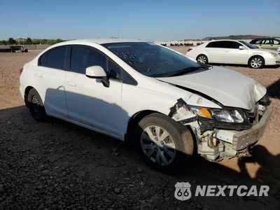 Czwarte zdjęcie samochodu z boku: 2012 HONDA CIVIC LX VIN:19XFB2F57CE341216 - miniatura