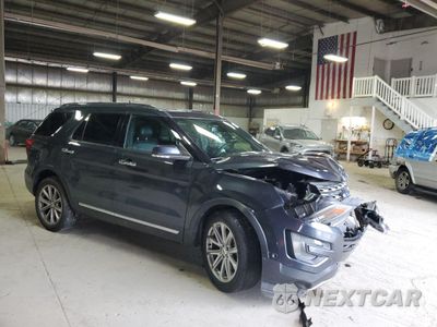 Czwarte zdjęcie samochodu z boku: 2017 FORD EXPLORER LIMITED VIN:1FM5K8F84HGD81149 - miniatura