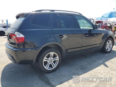 Trzecie zdjęcie samochodu z tyłu: 2006 BMW X3 3.0I VIN:WBXPA93416WD30403 - miniatura