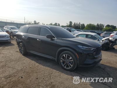 Czwarte zdjęcie samochodu z boku: 2024 INFINITI QX60 LUXE VIN:5N1DL1FS1RC340143 - miniatura