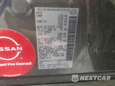 Zdjęcie 13 z 16 samochodu: 2018 NISSAN ROGUE S VIN:5N1AT2MV4JC755693 - miniatura