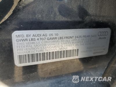 Zdjęcie 13 z 13 samochodu: 2011 AUDI A4 PREMIUM PLUS VIN:WAUEFAFL1BN000958 - miniatura