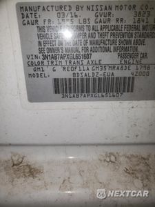 Zdjęcie 12 z 12 samochodu: 2016 NISSAN SENTRA S VIN:3N1AB7APXGL651607 - miniatura