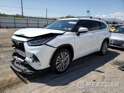 2022 TOYOTA HIGHLANDER HYBRID PLATINUM 5TDFARAH5NS012746 - główne zdjęcie licytacji z USA - miniatura