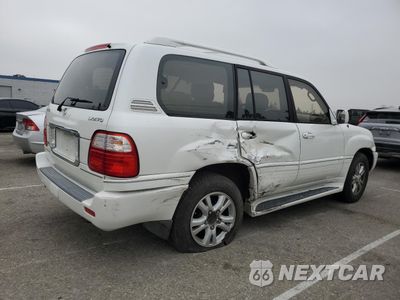 Trzecie zdjęcie samochodu z tyłu: 2003 LEXUS LX 470 VIN:JTJHT00WX33534413 - miniatura