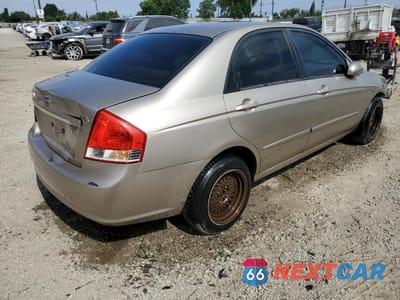 Trzecie zdjęcie samochodu z tyłu: 2007 KIA SPECTRA EX VIN:KNAFE122075378023 - miniatura