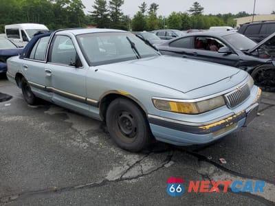 Czwarte zdjęcie samochodu z boku: 1992 MERCURY GRAND MARQUIS LS VIN:2MECM75W3NX713196 - miniatura