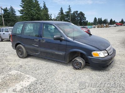 Czwarte zdjęcie samochodu z boku: 2002 CHEVROLET VENTURE ECONOMY VIN:1GNDU23E22D166371 - miniatura
