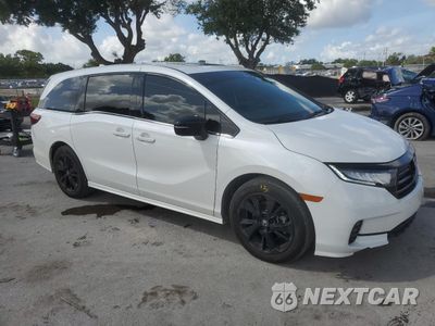 Czwarte zdjęcie samochodu z boku: 2024 HONDA ODYSSEY SPORT VIN:5FNRL6H7XRB053631 - miniatura