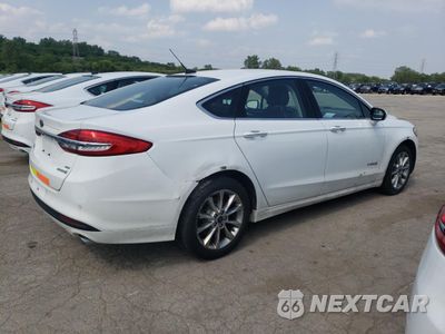 Trzecie zdjęcie samochodu z tyłu: 2017 FORD FUSION SE HYBRID VIN:3FA6P0LU8HR409675 - miniatura