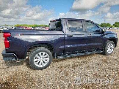 Trzecie zdjęcie samochodu z tyłu: 2023 CHEVROLET SILVERADO C1500 CUSTOM VIN:3GCPABEK1PG165529 - miniatura