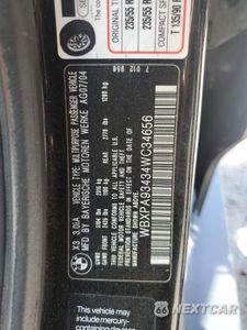 Zdjęcie 13 z 13 samochodu: 2004 BMW X3 3.0I VIN:WBXPA93434WC34656 - miniatura
