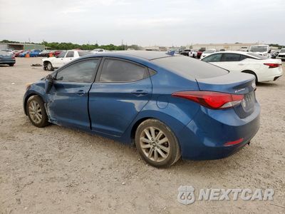 Drugie zdjęcie samochodu z przodu: 2014 HYUNDAI ELANTRA SE VIN:KMHDH4AE2EU058103 - miniatura