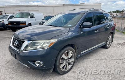 Drugie zdjęcie samochodu z przodu: 2014 NISSAN PATHFINDER S VIN:5N1AR2MN5EC685142 - miniatura