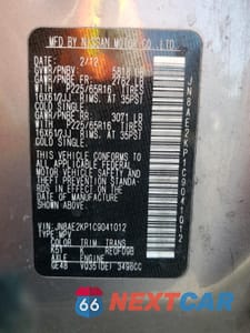 Zdjęcie 14 z 14 samochodu: 2012 NISSAN QUEST S VIN:JN8AE2KP1C9041012 - miniatura