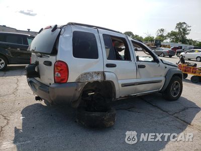 Trzecie zdjęcie samochodu z tyłu: 2004 JEEP LIBERTY SPORT VIN:1J4GL48K04W171301 - miniatura