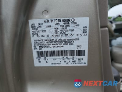 Zdjęcie 13 z 13 samochodu: 2011 MERCURY MARINER PREMIER VIN:4M2CN9HG7BKJ06046 - miniatura