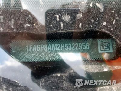 Zdjęcie 13 z 13 samochodu: 2017 FORD MUSTANG VIN:1FA6P8AM2H5322956 - miniatura